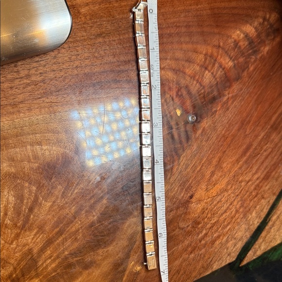 Sterling Silver Southwest Colorful Geometric Bracelet - Picture 2 of 6